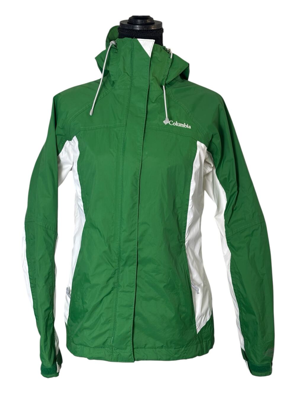 Columbia Arcadia II Rain Jacket Women’s Size S Omni-Tech Waterproof Hooded